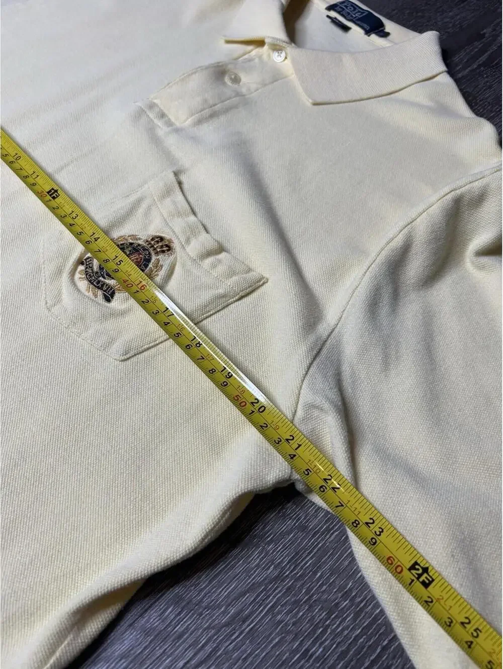 Vintage Crest Polo Ralph Lauren Men’s Large  Classic Fit Soft Cotton Pony USA